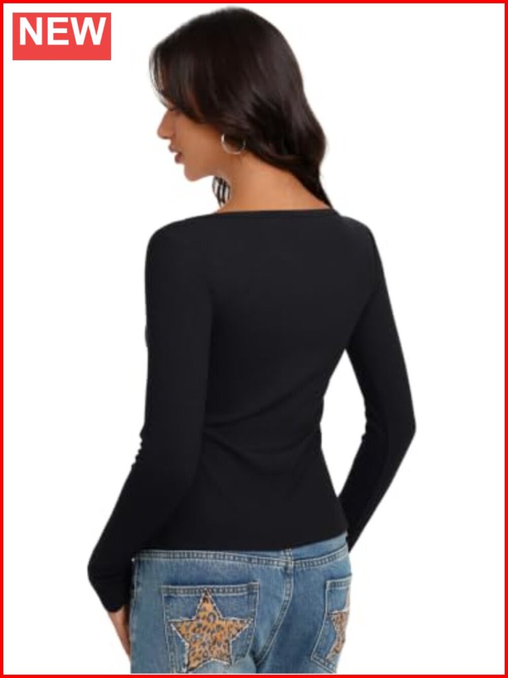 REORIA Lightweight Cropped Ribbed Knit Cardigan Button Top Slim Fit - Picture 3 of 6
